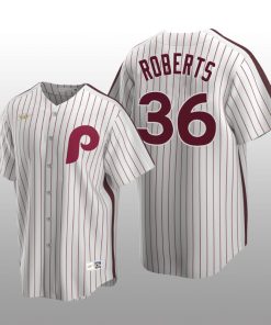 Men's Philadelphia Phillies Robin Roberts White Cooperstown Collection Home Jersey