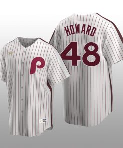 Men's Philadelphia Phillies Spencer Howard White Cooperstown Collection Home Jersey