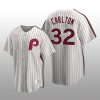 Men's Philadelphia Phillies Steve Carlton White Cooperstown Collection Home Jersey