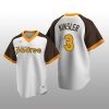 Men's San Diego Padres Ian Kinsler White Cooperstown Collection Home Jersey