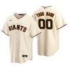 Men's San Francisco Giants Cream Replica 2020 Home Custom Jersey