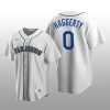 Men's Seattle Mariners Sam Haggerty White Cooperstown Collection Home Jersey