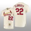 Men's St. Louis Cardinals Jack Flaherty Cream Cooperstown Collection Authentic Jersey