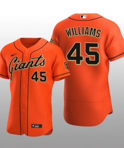 Men's Taylor Williams Seattle Mariners Orange Alternate 2020 Alternate Jersey