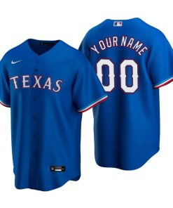 Men's Texas Rangers Royal Replica 2020 Alternate Custom Jersey