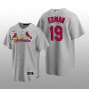Men's Tommy Edman St. Louis Cardinals Grey Road 2020 Replica Jersey