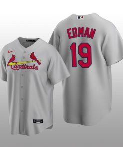 Men's Tommy Edman St. Louis Cardinals Grey Road 2020 Replica Jersey