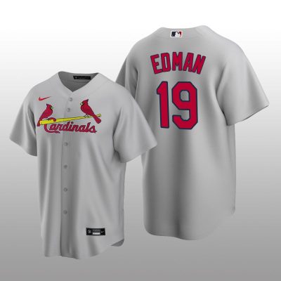Men's Tommy Edman St. Louis Cardinals Grey Road 2020 Replica Jersey