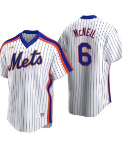 New York Mets Jeff McNeil White Cooperstown Collection Home Jersey