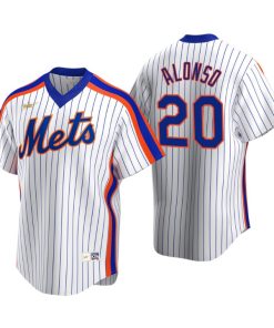 New York Mets Pete Alonso White Cooperstown Collection Home Jersey