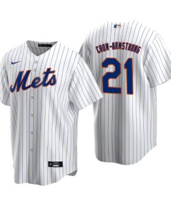 New York Mets Pete Crow-Armstrong White 2020 MLB Draft Home Replica Jersey