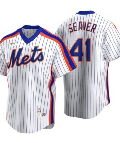 New York Mets Tom Seaver White Cooperstown Collection Home Jersey