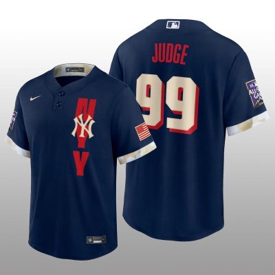 New York Yankees Aaron Judge MLB All-Star Game Replica Navy Jersey