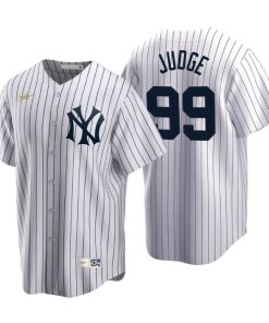 New York Yankees Aaron Judge White Cooperstown Collection Home Jersey