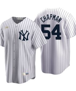 New York Yankees Aroldis Chapman White Cooperstown Collection Home Jersey