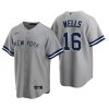 New York Yankees Austin Wells Gray 2020 MLB Draft Road Replica Jersey