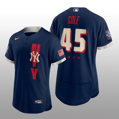 New York Yankees Gerrit Cole MLB All-Star Game Authentic Navy Jersey