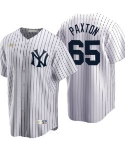 New York Yankees James Paxton White Cooperstown Collection Home Jersey