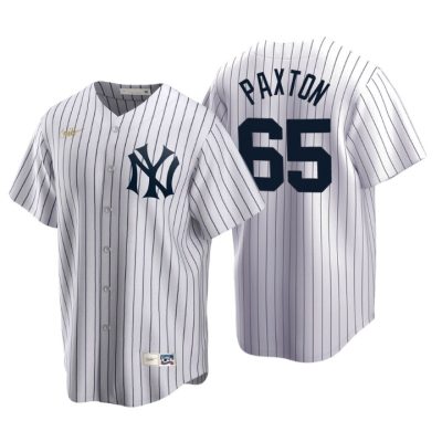 New York Yankees James Paxton White Cooperstown Collection Home Jersey