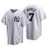 New York Yankees Mickey Mantle White Cooperstown Collection Home Jersey