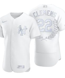 New York Yankees Roger Clemens White Award Collection AL Cy Young Jersey