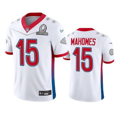 Nike Chiefs #15 Patrick Mahomes NFL 2022 AFC Pro Bowl Game Jersey White