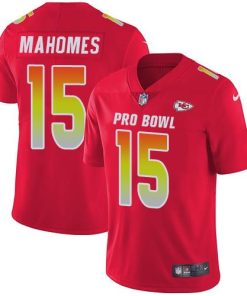 Nike Chiefs #15 Patrick Mahomes Red Stitched NFL Limited AFC 2019 Pro Bowl Jersey