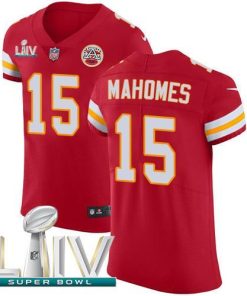 Nike Chiefs #15 Patrick Mahomes Red Super Bowl LIV 2020 Team Color Stitched NFL Vapor Untouchable Elite Jersey