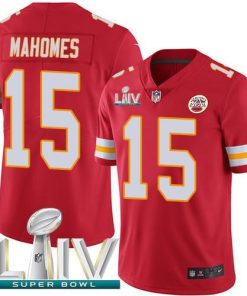 Nike Chiefs #15 Patrick Mahomes Red Super Bowl LIV 2020 Team Color Stitched NFL Vapor Untouchable Limited Jersey