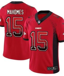 Nike Chiefs #15 Patrick Mahomes Red Team Color Stitched NFL Limited Rush Drift Fashion Jersey
