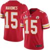 Nike Chiefs #15 Patrick Mahomes Red Team Color Super Bowl LV Bound Stitched NFL Vapor Untouchable Limited Jersey