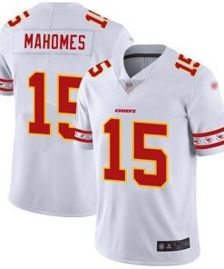 Nike Chiefs #15 Patrick Mahomes White Stitched NFL Limited Team Logo Fashion Jersey