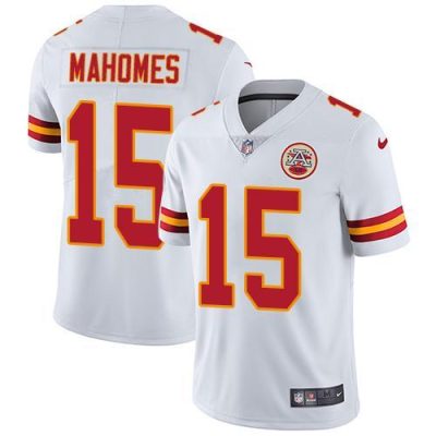Nike Chiefs #15 Patrick Mahomes White Stitched NFL Vapor Untouchable Limited Jersey
