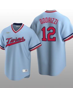 Nike Twins Men's Jersey Light Blue Road Cooperstown Collection Jake Odorizzi