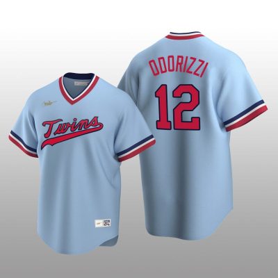 Nike Twins Men's Jersey Light Blue Road Cooperstown Collection Jake Odorizzi