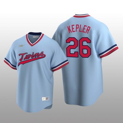 Nike Twins Men's Jersey Light Blue Road Cooperstown Collection Max Kepler