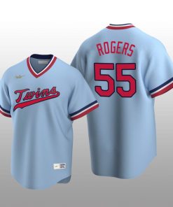 Nike Twins Men's Jersey Light Blue Road Cooperstown Collection Taylor Rogers