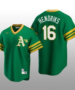 Oakland Athletics Liam Hendriks Kelly Green Road Cooperstown Collection Player Jersey