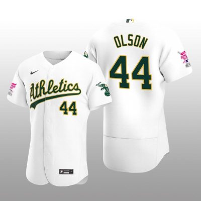 Oakland Athletics Matt Olson MLB All-Star Game Home Run Derby White Jersey