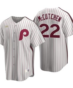 Philadelphia Phillies Andrew McCutchen White Cooperstown Collection Home Jersey