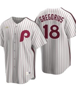 Philadelphia Phillies Didi Gregorius White Cooperstown Collection Home Jersey