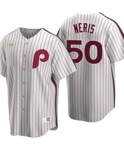 Philadelphia Phillies Hector Neris White Cooperstown Collection Home Jersey