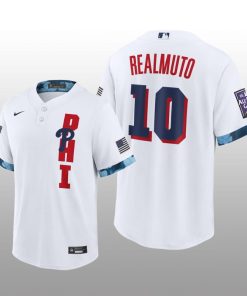 Philadelphia Phillies J.T. Realmuto 2021 MLB All-Star Game Replica White Jersey