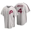 Philadelphia Phillies Scott Kingery White Cooperstown Collection Home Jersey