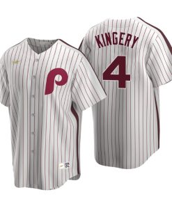 Philadelphia Phillies Scott Kingery White Cooperstown Collection Home Jersey