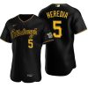 Pittsburgh Pirates Guillermo Heredia Black Authentic 2020 Alternate Jersey