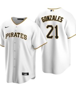 Pittsburgh Pirates Nick Gonzales White 2020 MLB Draft Home Replica Jersey