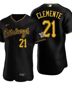Pittsburgh Pirates Roberto Clemente Black Authentic 2020 Alternate Jersey