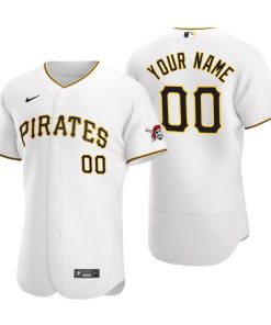 Pittsburgh Pirates White 2020 Home Authentic Custom Men's Jersey