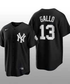 Replica Yankees Joey Gallo 2021 All Black Fashion Serise Jersey Black